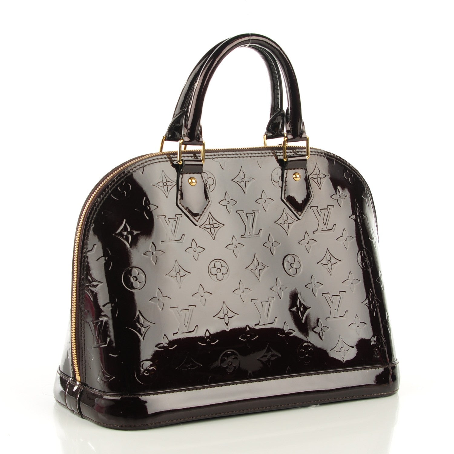 Louis Vuitton Vernis Alma PM Amarante 3 of 7
