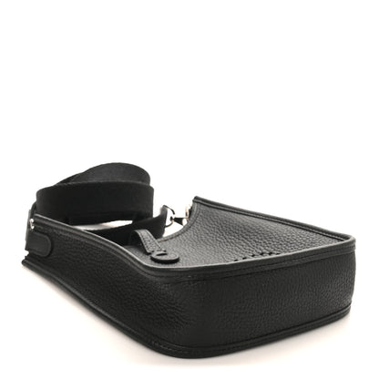 Hermes Taurillon Clemence Evelyne TPM Black 4 of 11