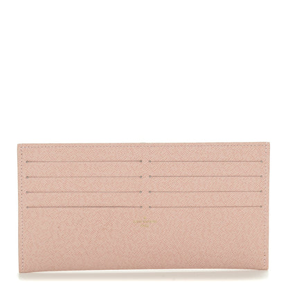 Louis Vuitton Calfskin Felicie Card Holder Insert Rose Ballerine 1 of 6