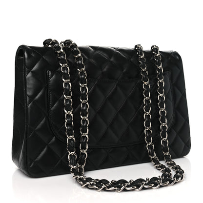 Chanel Lambskin Quilted Jumbo Single Flap Black 3 of 10
