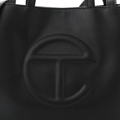 Telfar Vegan Leather Medium Shopping Bag Black 7 of 13