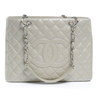 Chanel Caviar Grand Shopping Tote GST Champagne 1 of 7