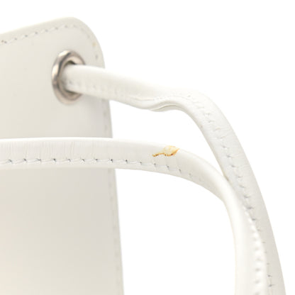 Balenciaga Calfskin Card Holder Crossbody Bag White 10 of 10