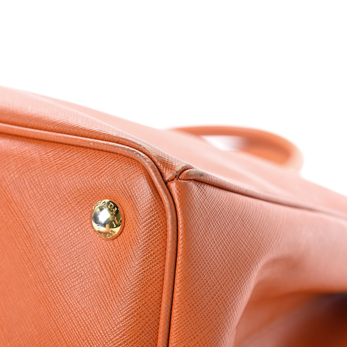 Saffiano Lux Large Tote Papaya