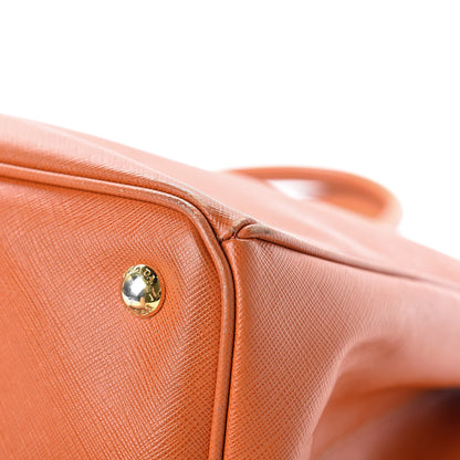 Prada Saffiano Lux Large Tote Papaya 10 of 18