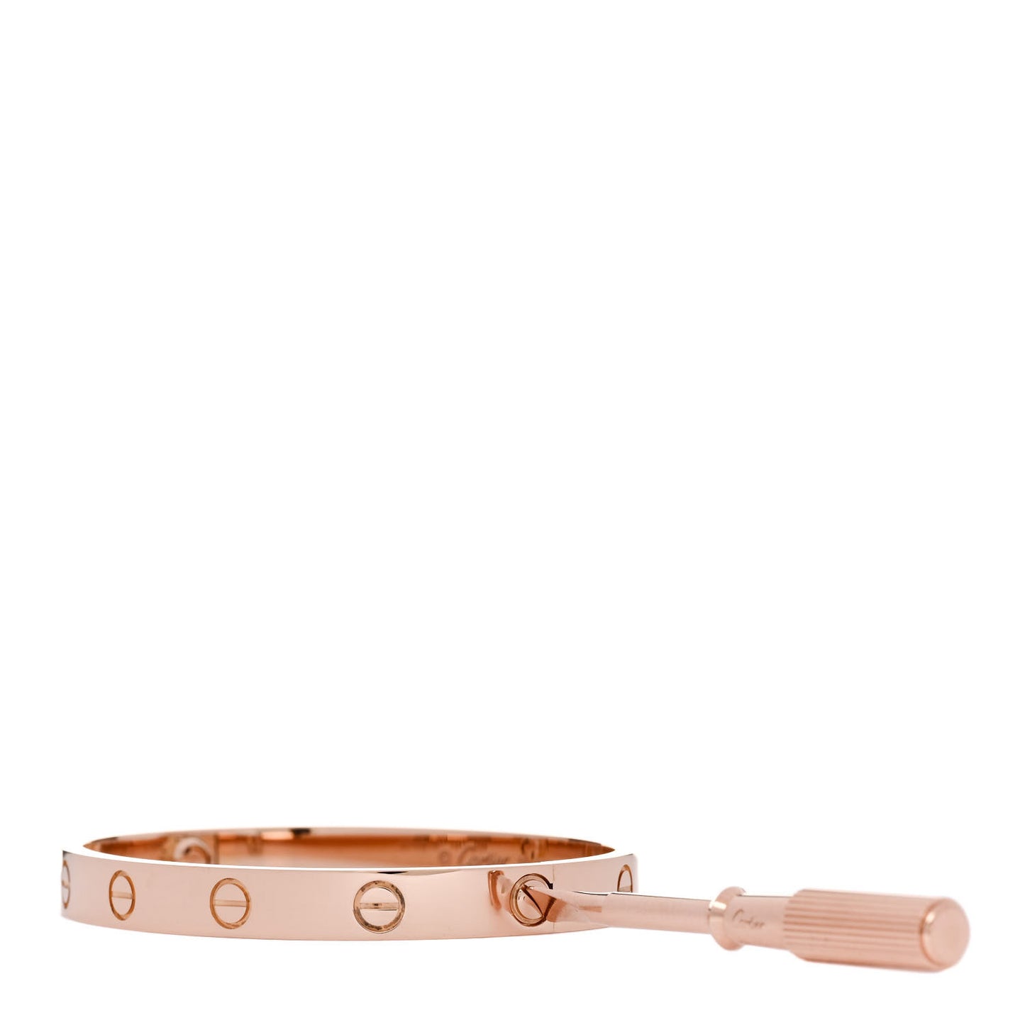 18k Pink Gold Love Bracelet 16