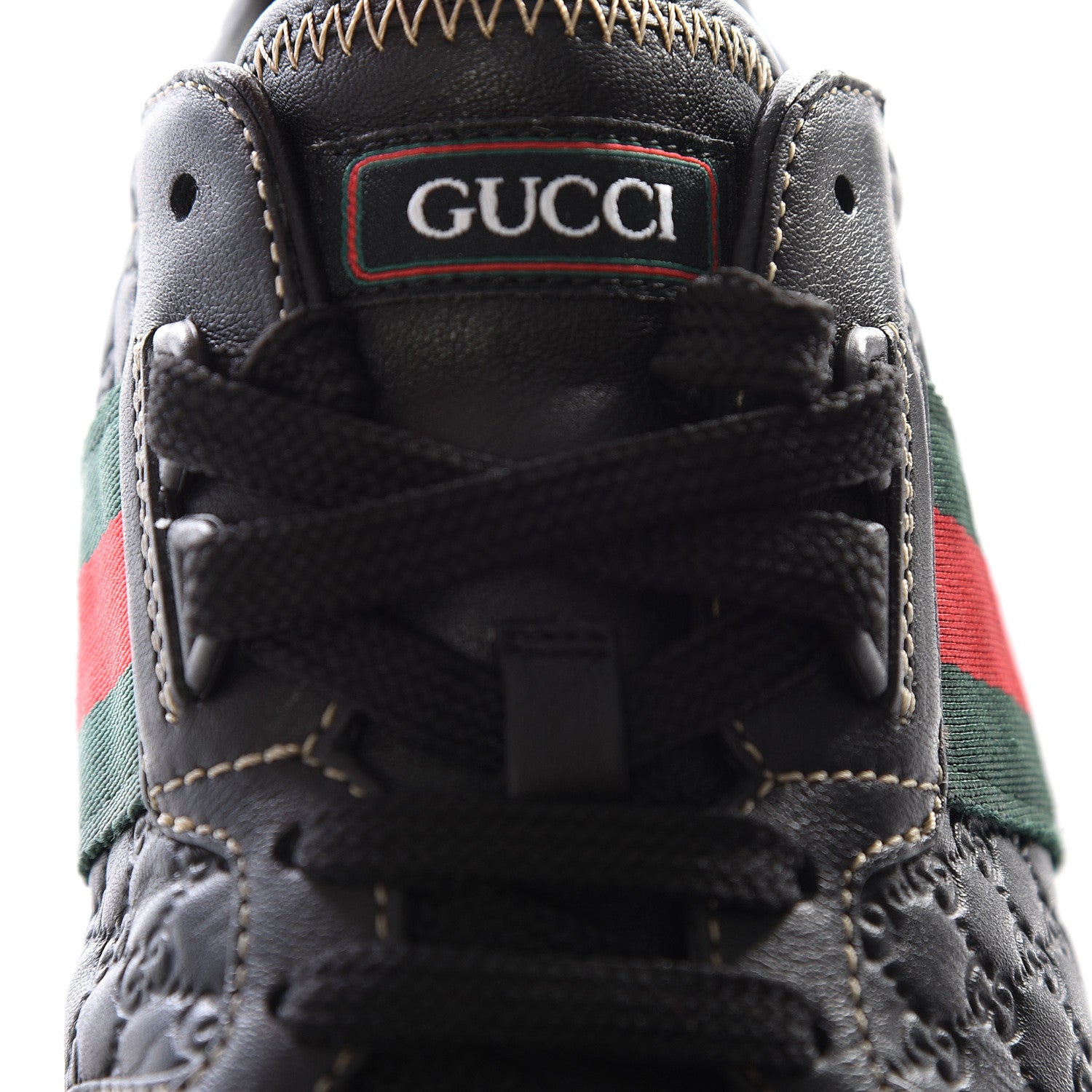 Gucci Microguccissima Web Sneakers 40 Black 9 of 13