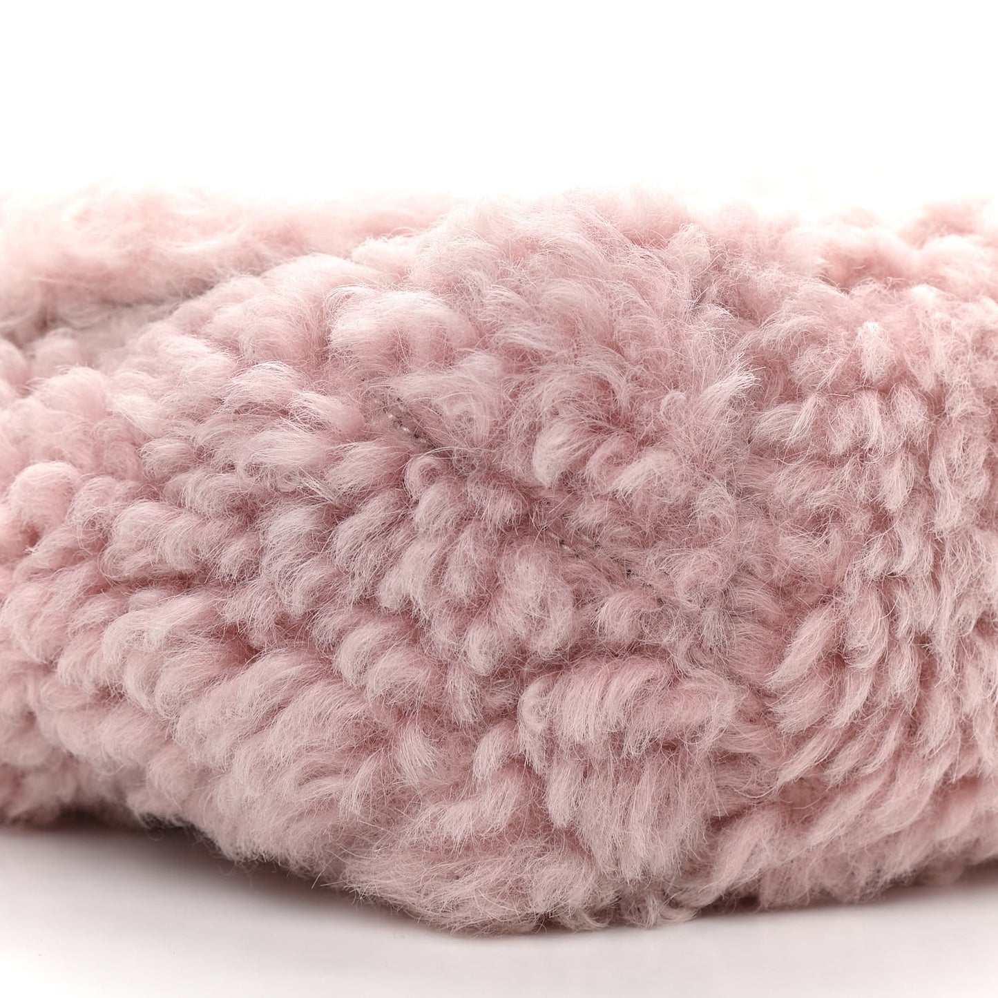 Shearling Sheepskin Medium Chanel 19 Flap Light Pink