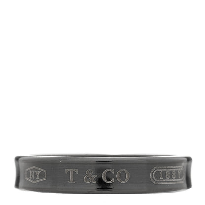 Tiffany Titanium 4mm Narrow 1837 Ring 50 5.25 2 of 5