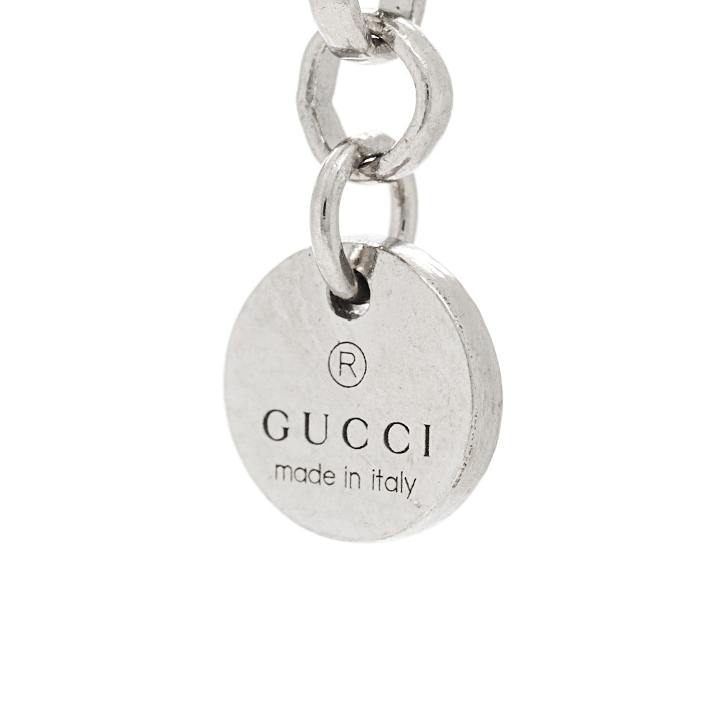 Sterling Silver Interlocking G Pendant Necklace