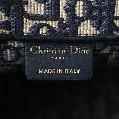 Christian Dior Oblique Medium Book Tote Blue Multicolor 6 of 9