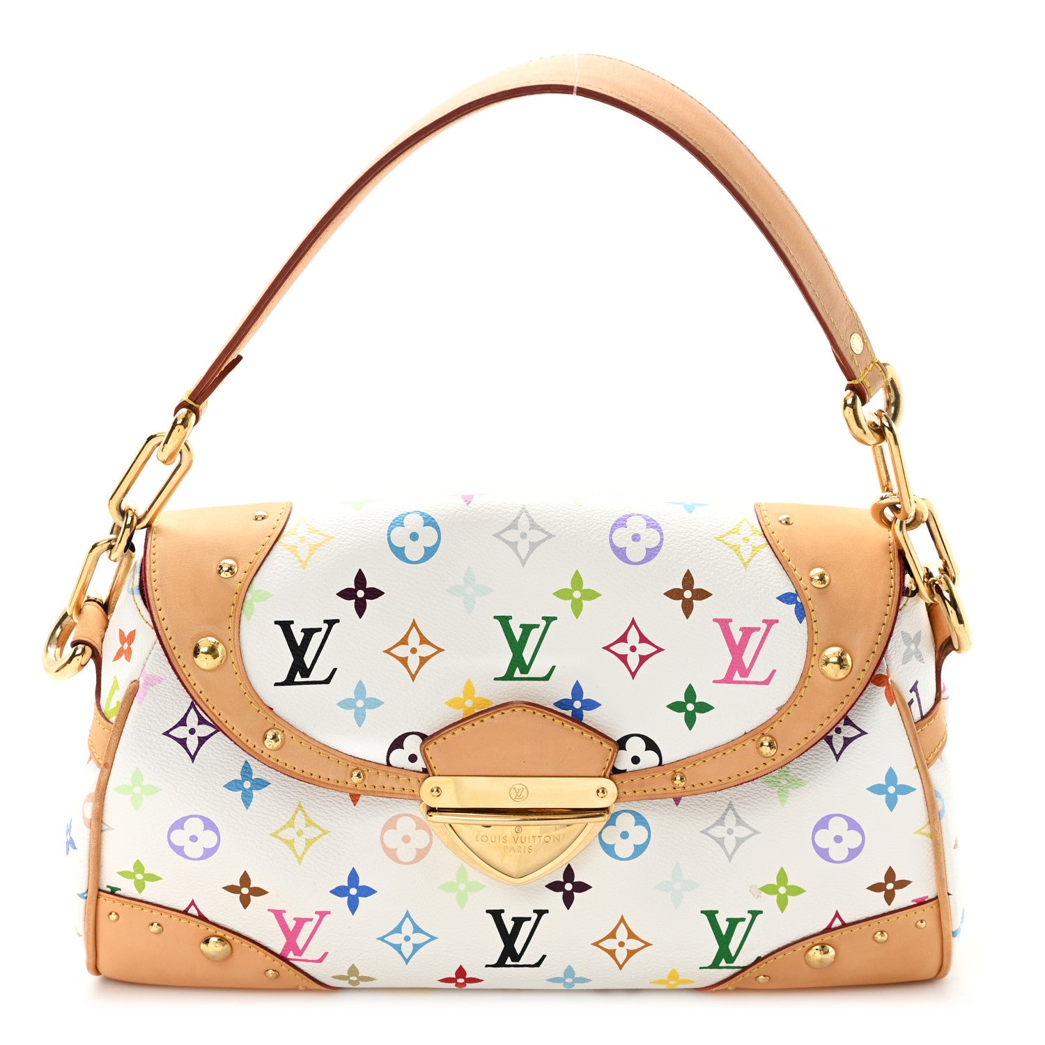 Louis Vuitton Monogram Multicolor Beverly MM White 1 of 11