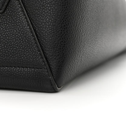 Celine Soft Grained Calfskin Sangle Bucket Bag Black 10 of 11