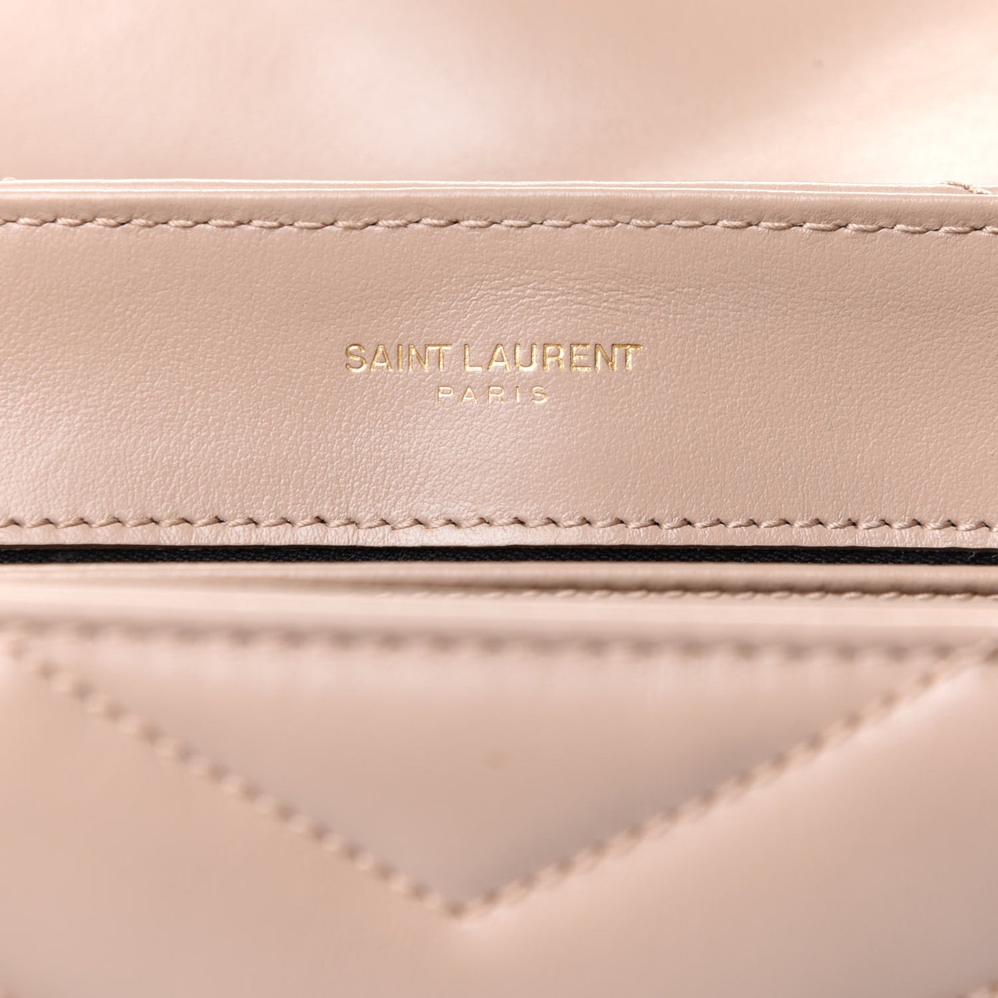 Calfskin Y Quilted Monogram Toy Loulou Crossbody Bag Dark Beige