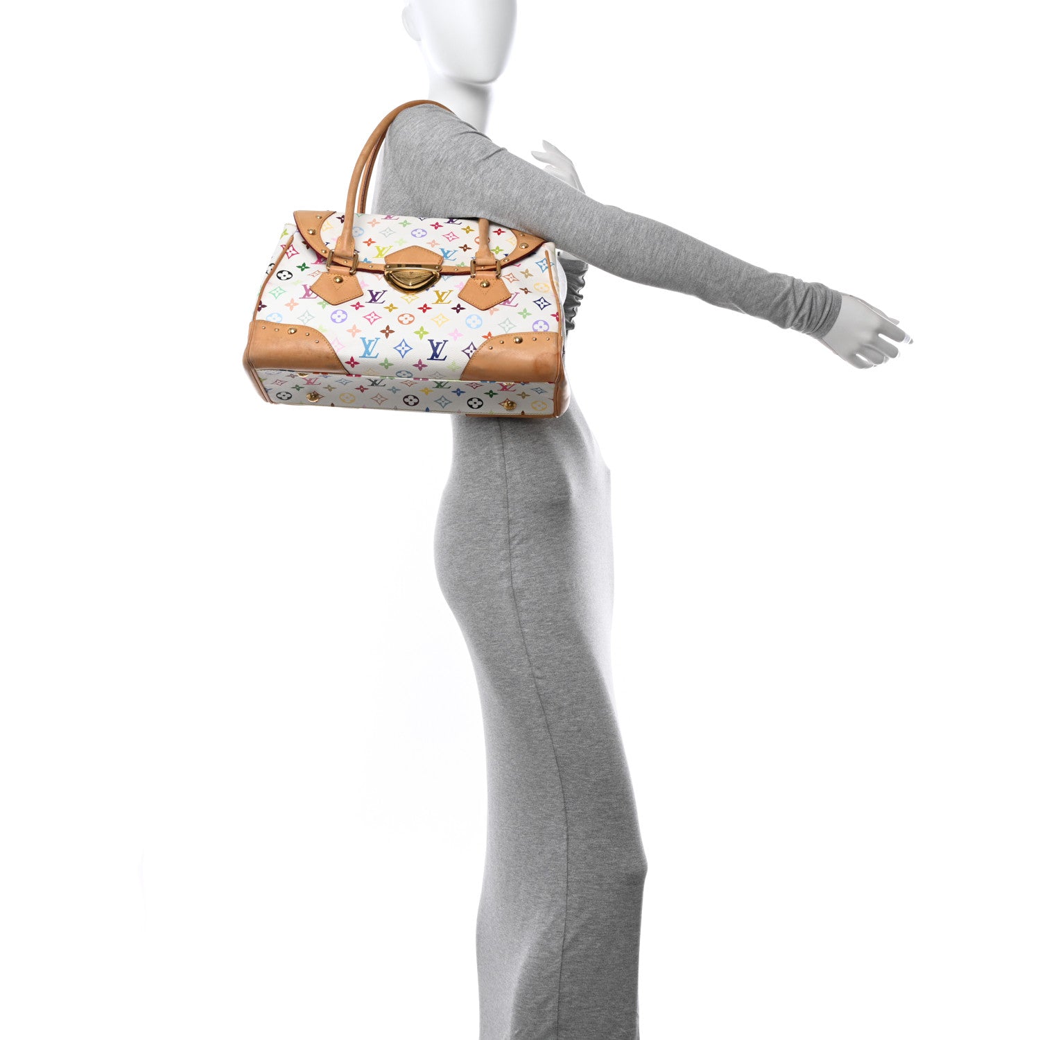 Louis Vuitton Monogram Multicolor Beverly GM White 2 of 11