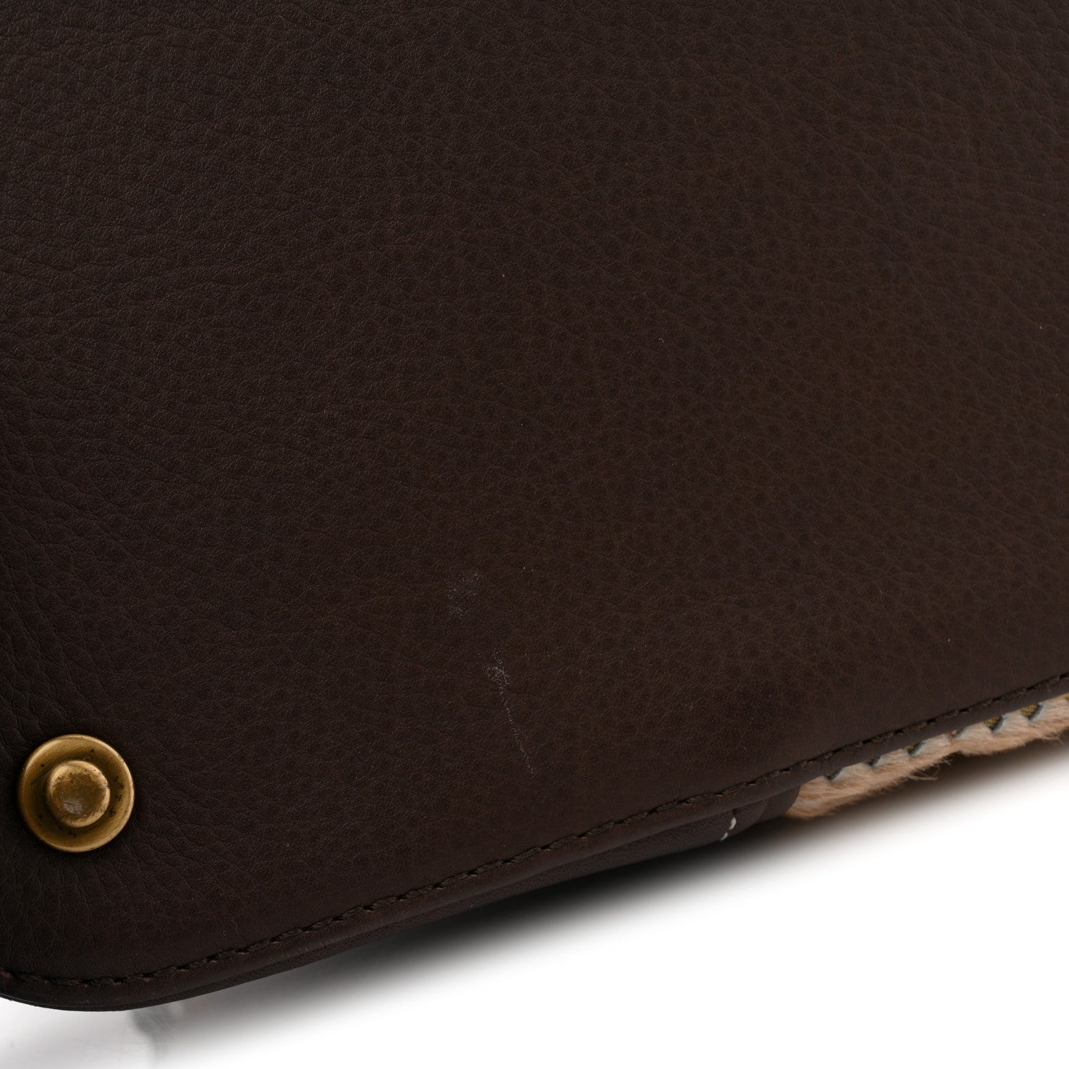 Christian Dior Pony Hair Calfskin Cadillac Tote Brown 13 of 13