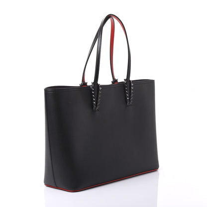 Christian Louboutin Calfskin Spikes East West Cabata Tote Black 2 of 11