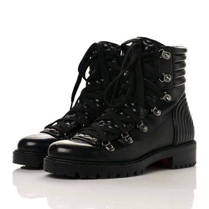 Christian Louboutin Nappa Mad Flat Boots 36.5 Black 3 of 9