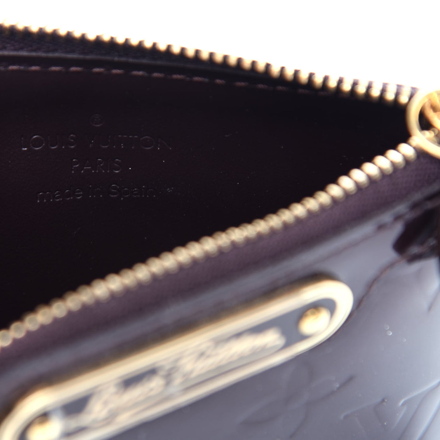 Vernis Key Pouch Amarante