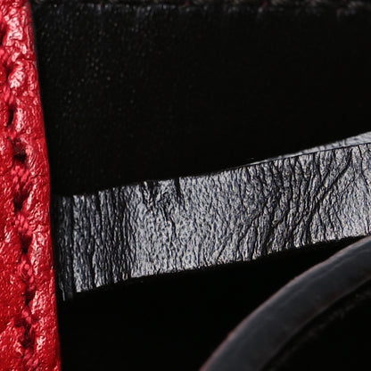 Gucci Calfskin Web Interlocking G Belt 90 36 Red 7 of 8