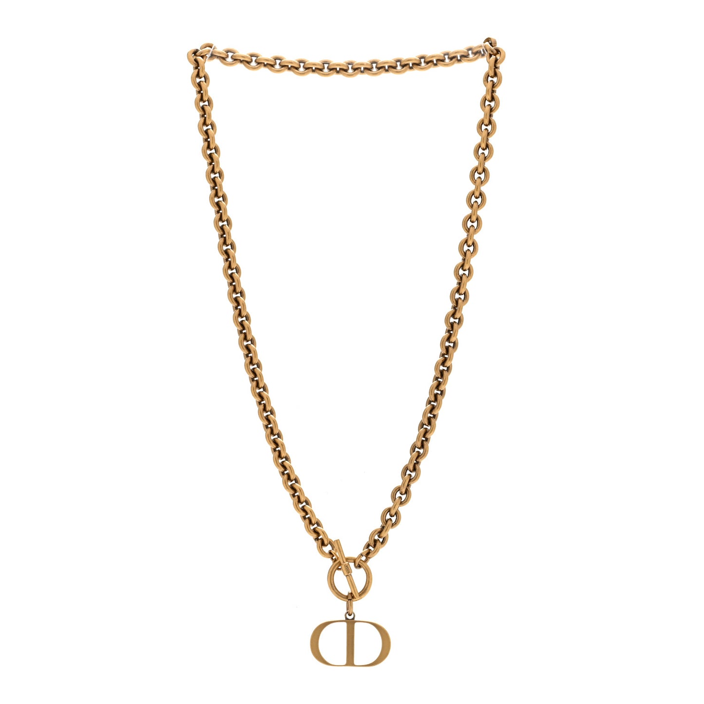 Metal 30 Montaigne Necklace Aged Gold