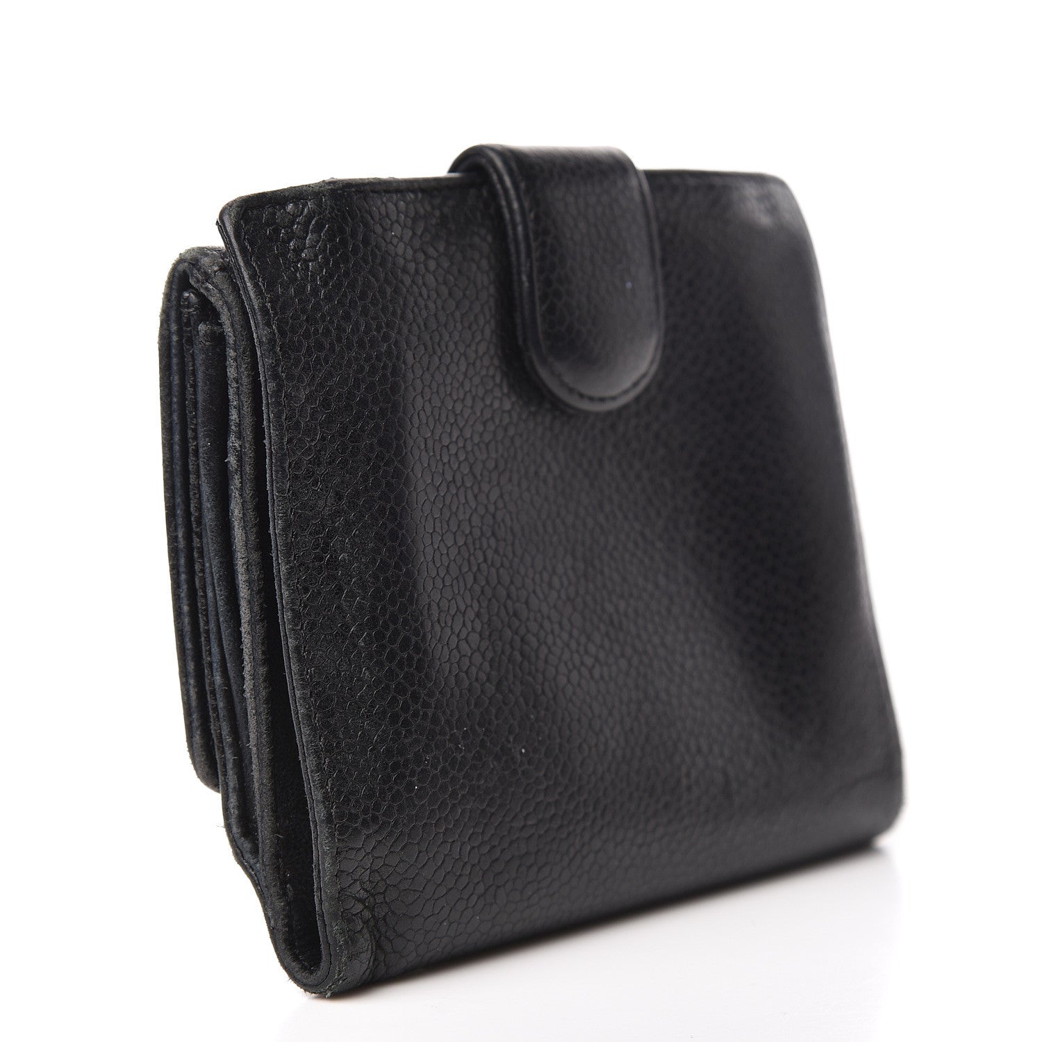 Chanel Caviar Timeless CC Compact French Wallet Black 3 of 20
