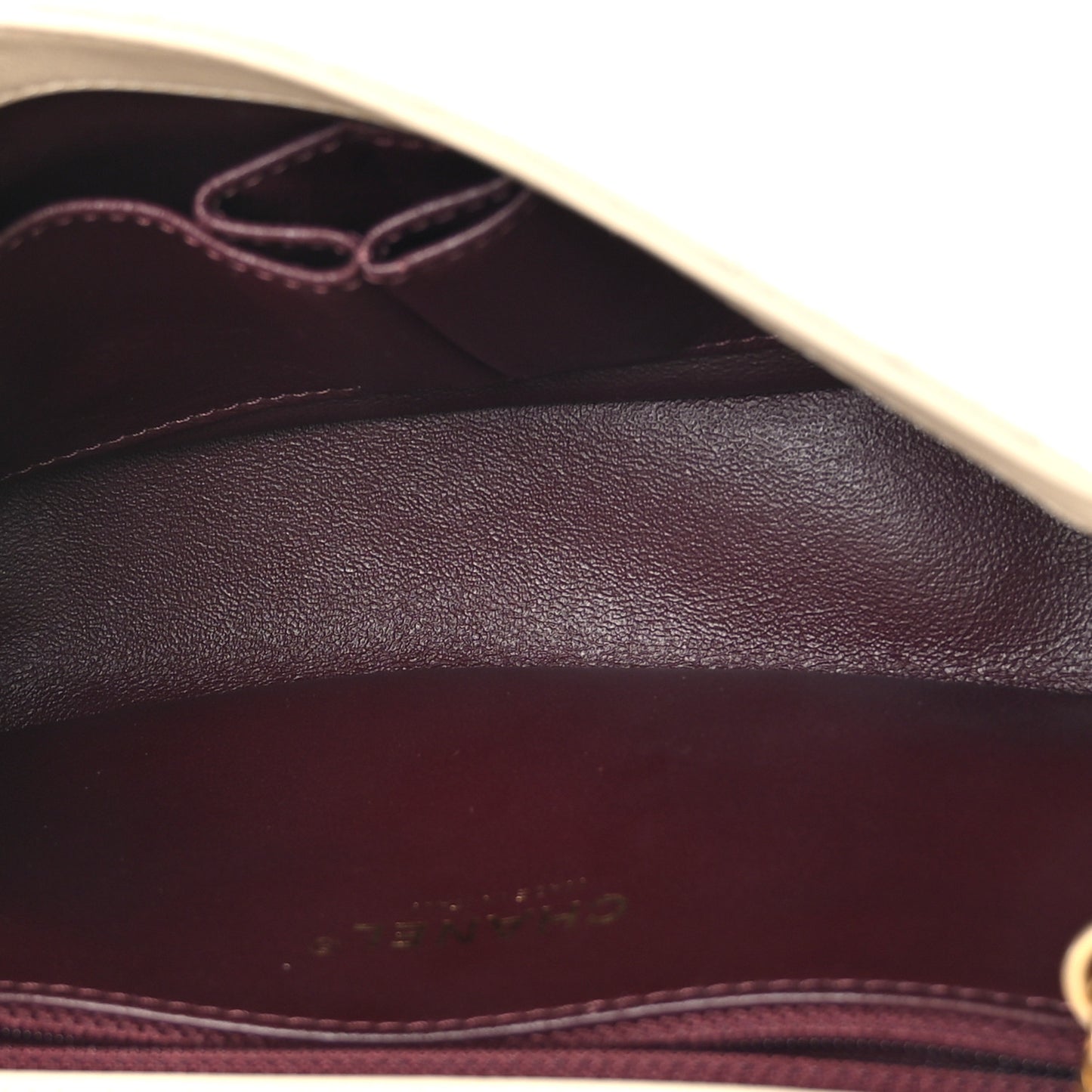 Caviar Quilted Small CC Filigree Flap Beige
