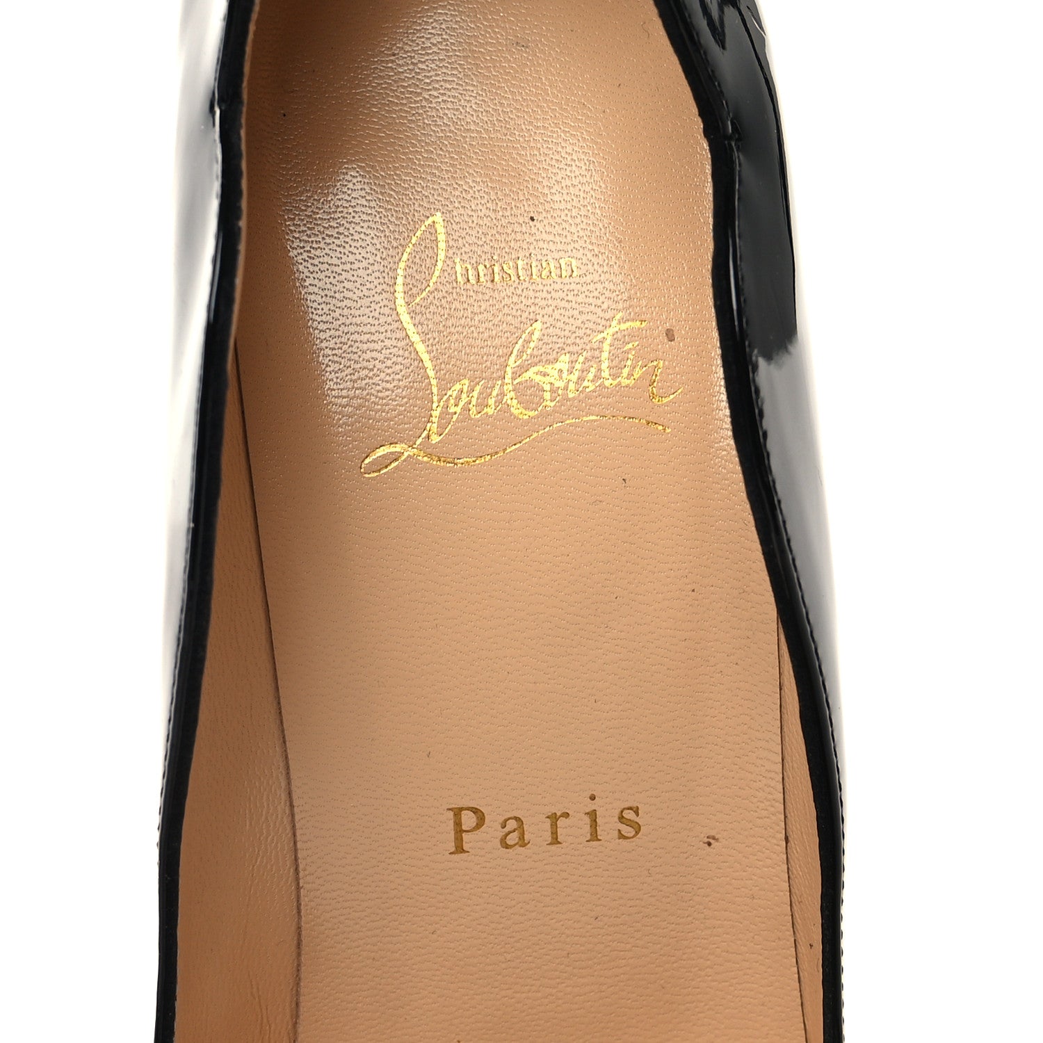 Christian Louboutin Patent Hot Chick 100 Pumps 38 Black 7 of 7