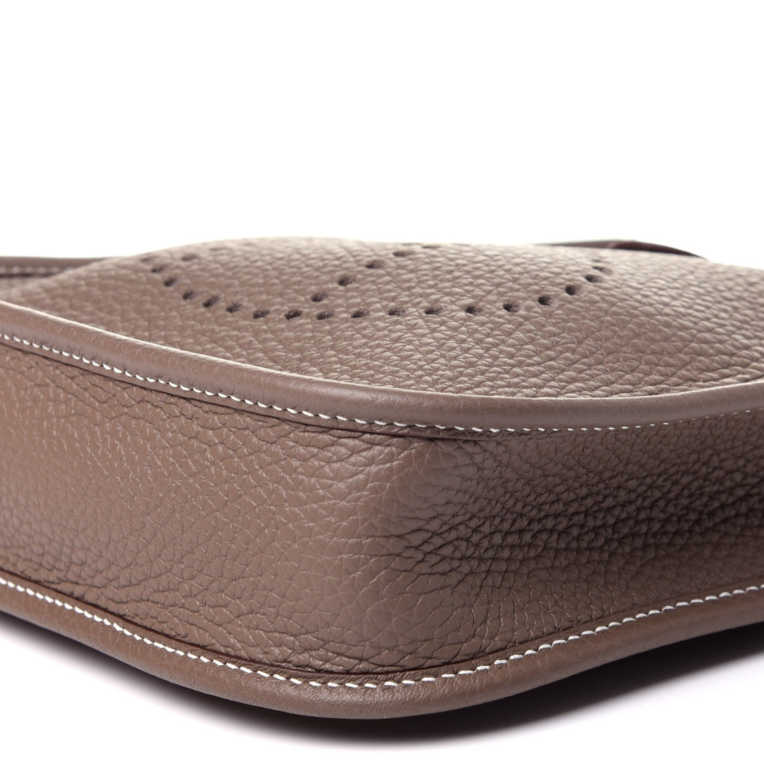 Hermes Taurillon Clemence Amazone Evelyne TPM Etoupe Bleu Indigo 9 of 11