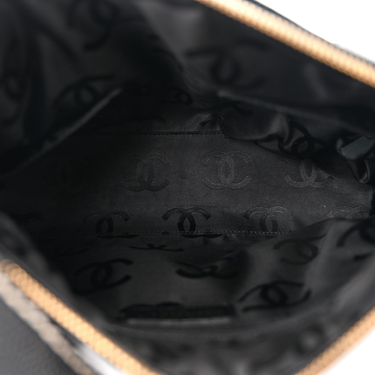 Caviar CC Stitched Medium Hobo Black