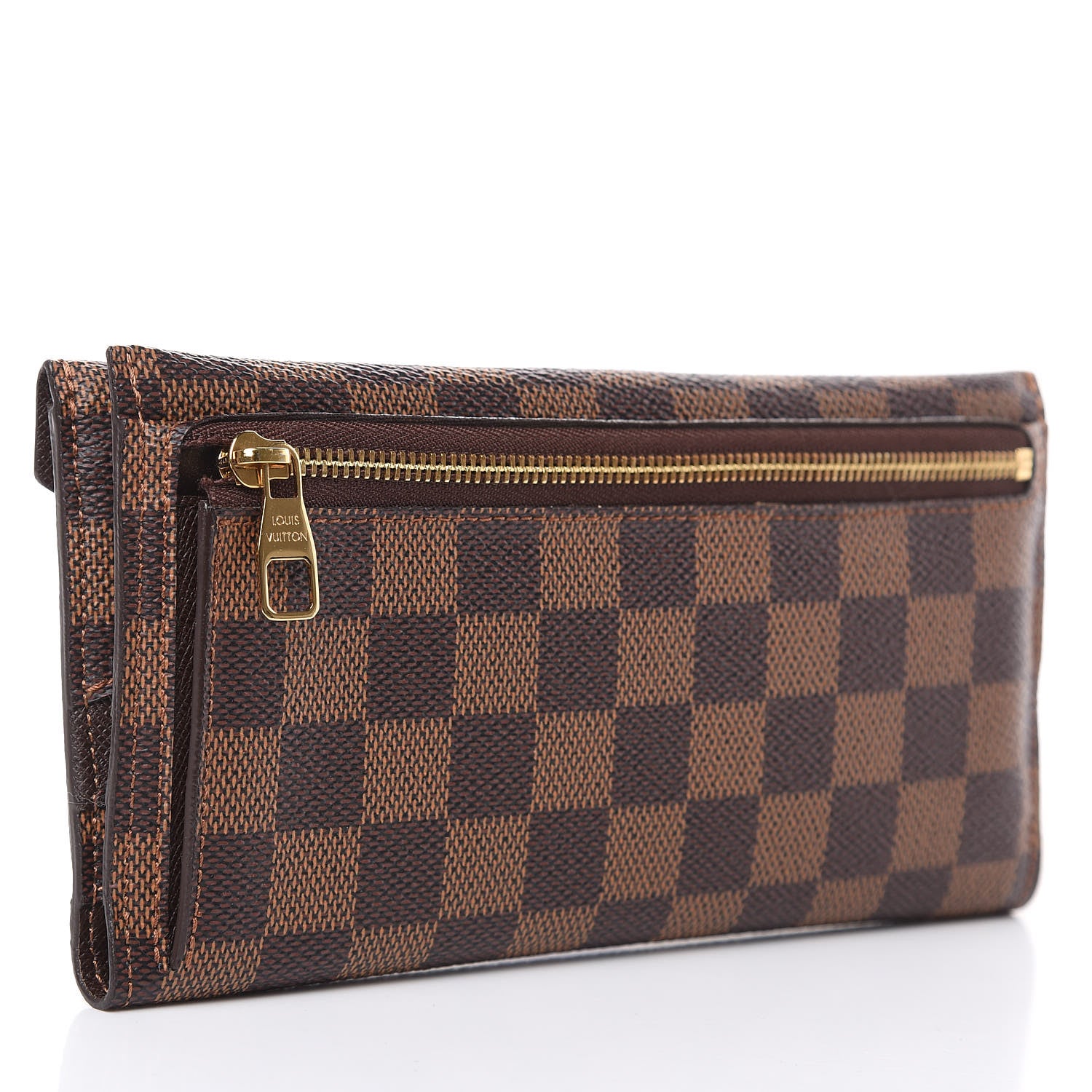 Louis Vuitton Damier Ebene Long Origami Wallet 3 of 6