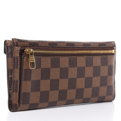 Louis Vuitton Damier Ebene Long Origami Wallet 3 of 6