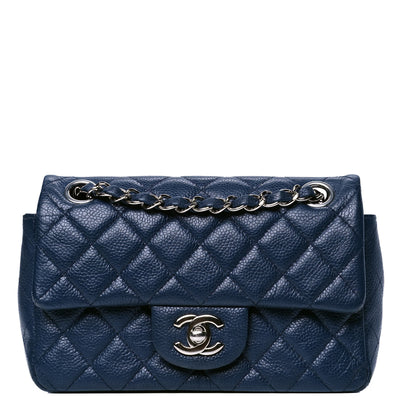 Chanel Caviar Quilted Mini Rectangular Flap Navy 1 of 5