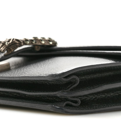 Gucci Pebbled Calfskin Small Dionysus Shoulder Bag Black 10 of 11