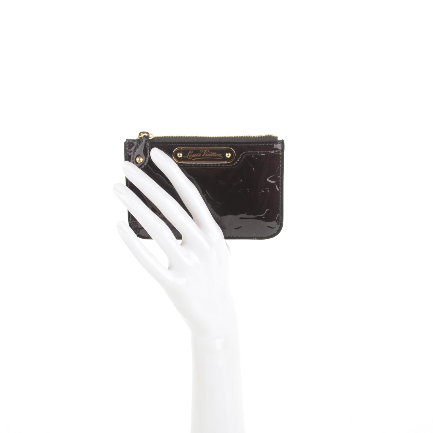 Louis Vuitton Vernis Key Pouch Amarante 2 of 9