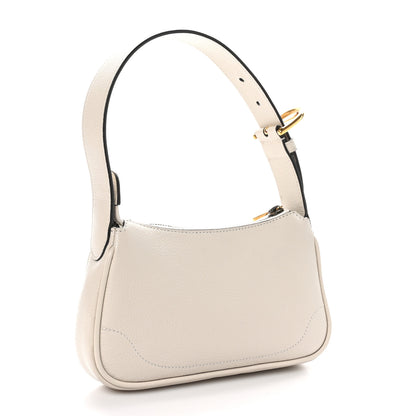 Gucci Goatskin Mini Aphrodite Shoulder Bag Mystic White 3 of 11