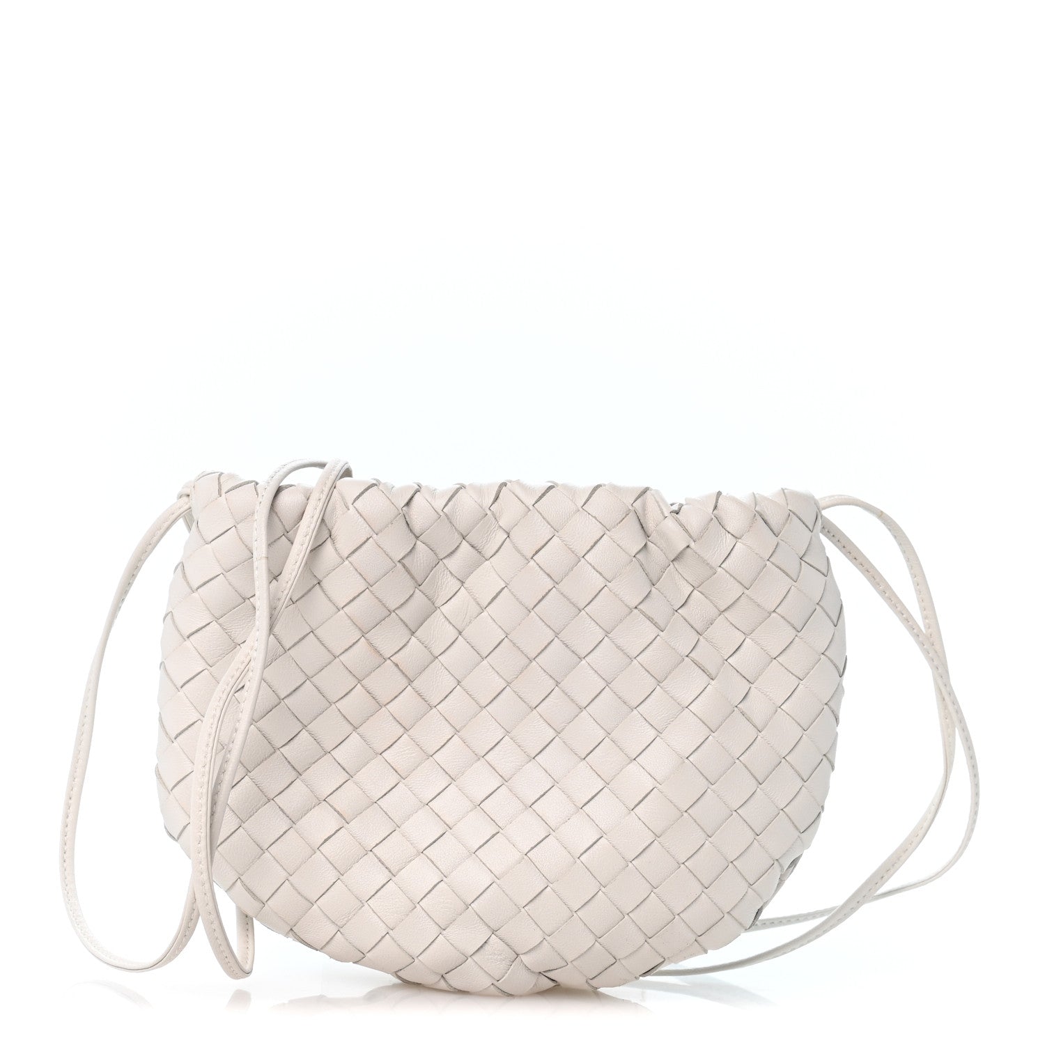 Bottega Veneta Nappa Intrecciato Mini Bulb Chalk 1 of 11
