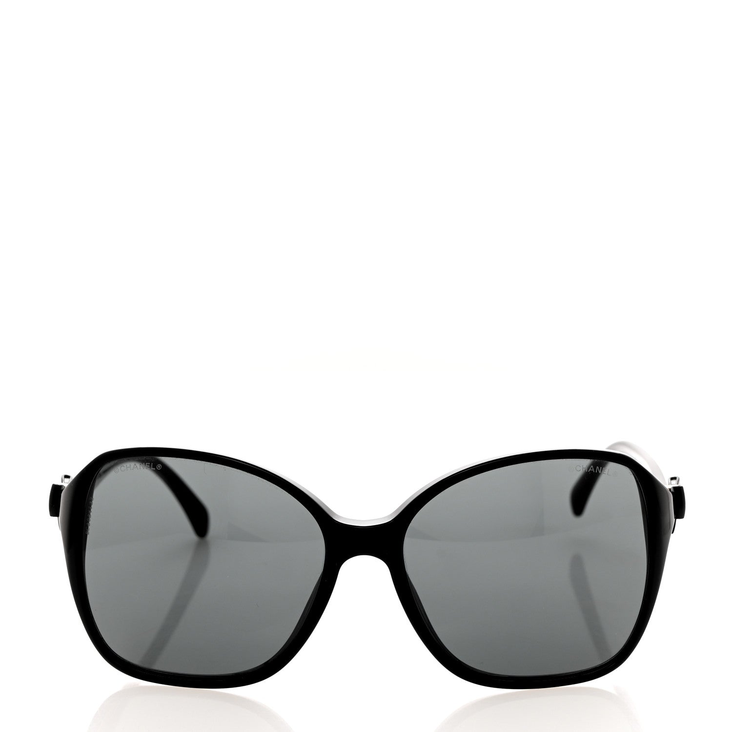 Chanel Acetate CC Bow Sunglasses 5205 Black 2 of 8