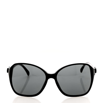 Chanel Acetate CC Bow Sunglasses 5205 Black 2 of 8