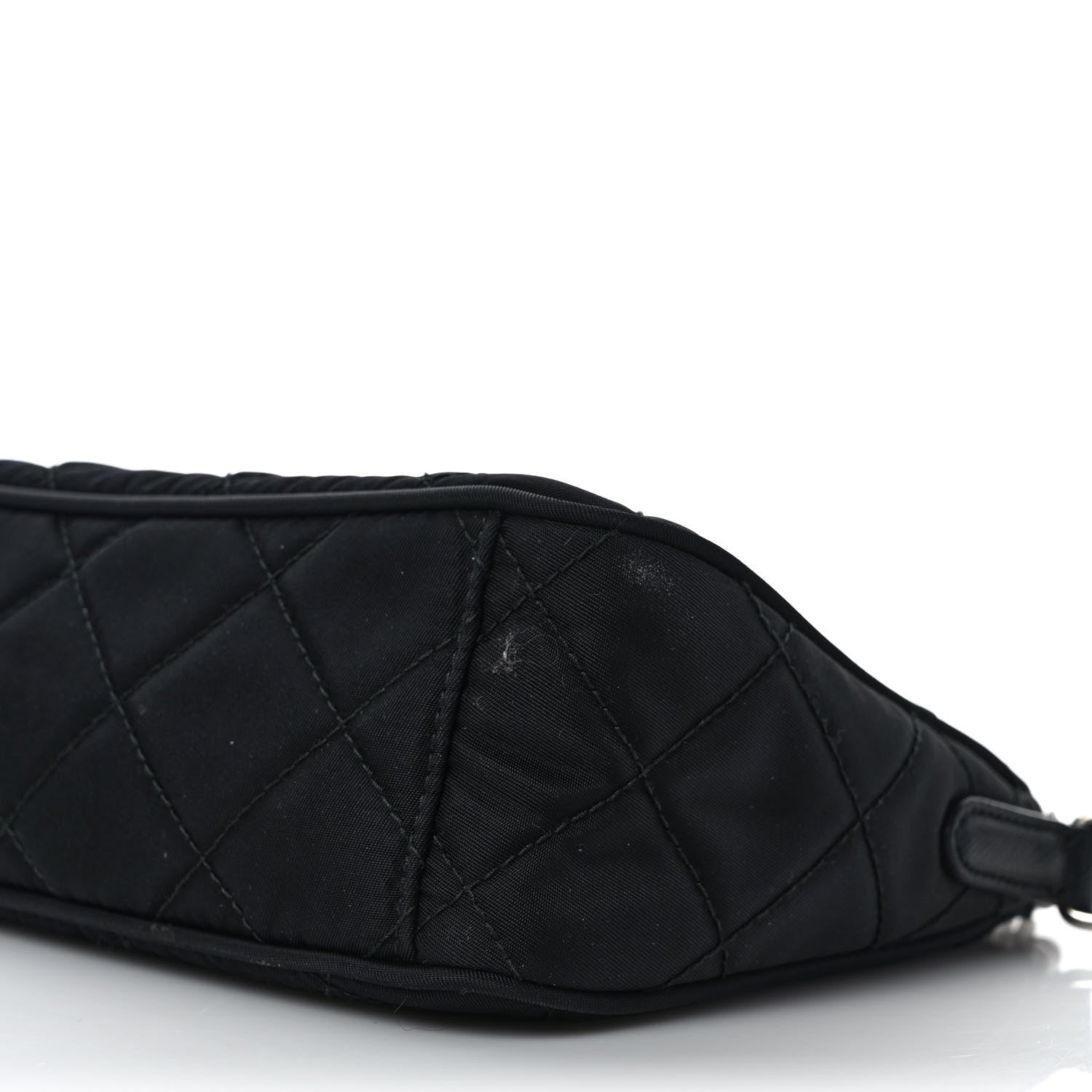 Prada Nylon Tessuto Impuntu Quilted Crossbody Bag Black 9 of 11