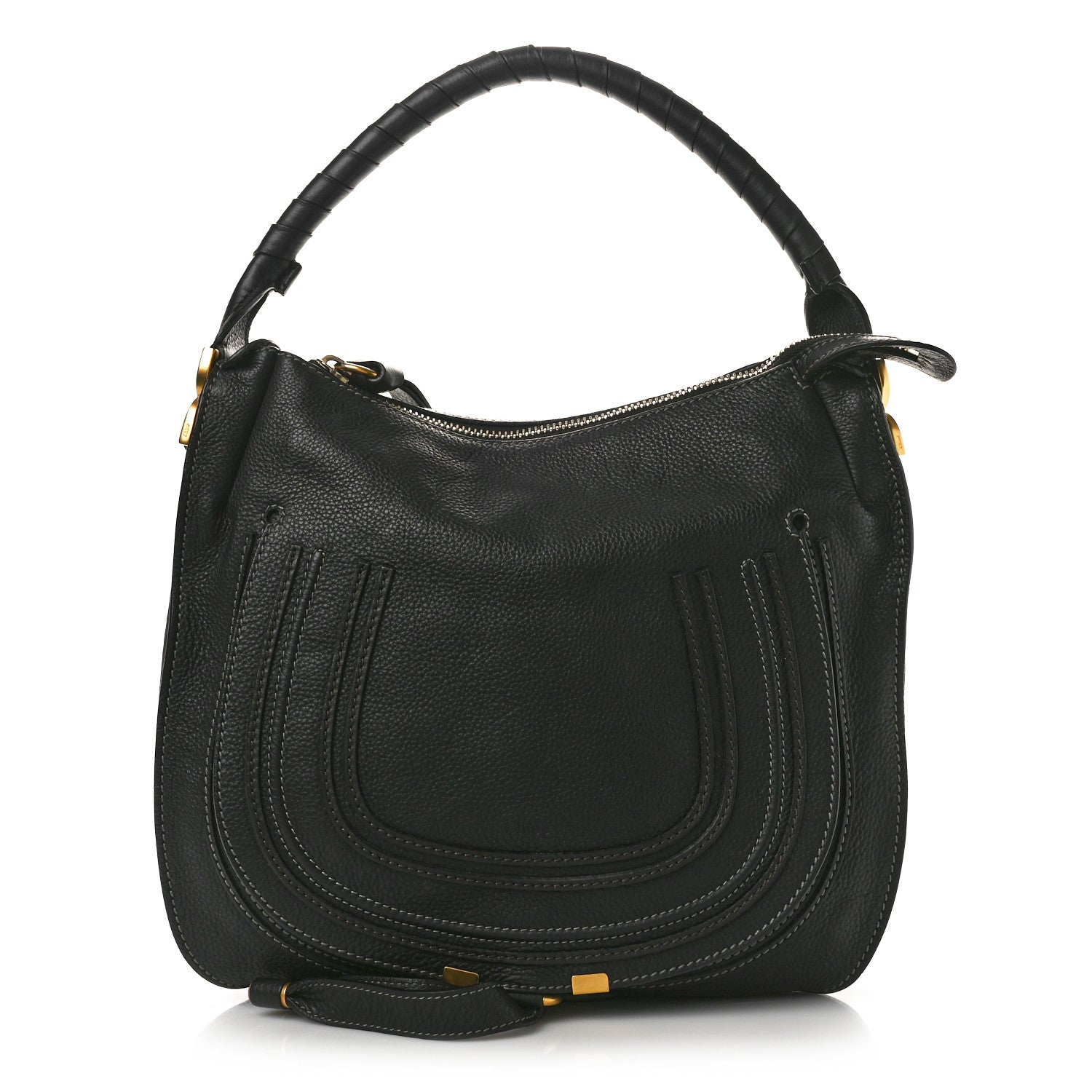 Chloe Calfskin Medium Marcie Hobo Black 1 of 8