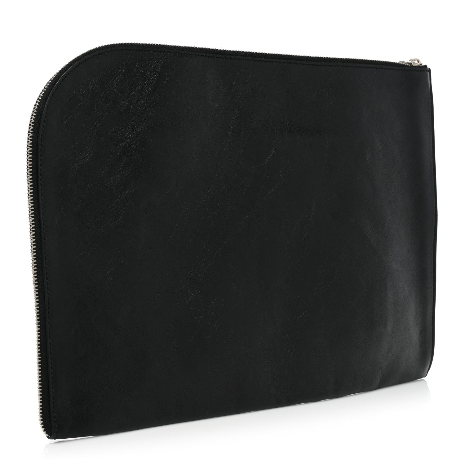Alexander McQueen Calfskin Studded Skull Zipped Pouch Black 3 of 8