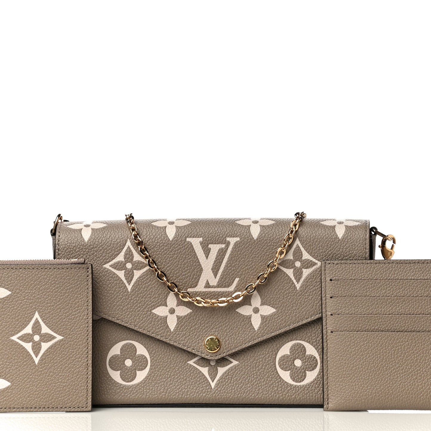 Empreinte Monogram Giant Felicie Pochette Tourterelle Creme