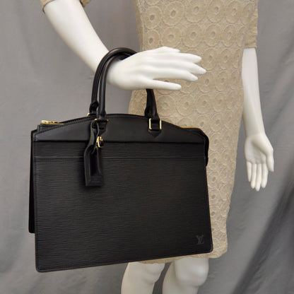 Louis Vuitton Epi Riviera Black 2 of 7