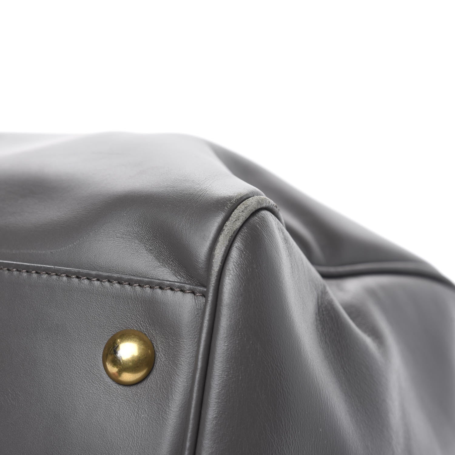 Saint Laurent Calfskin Classic Duffle 12 Earth 10 of 15
