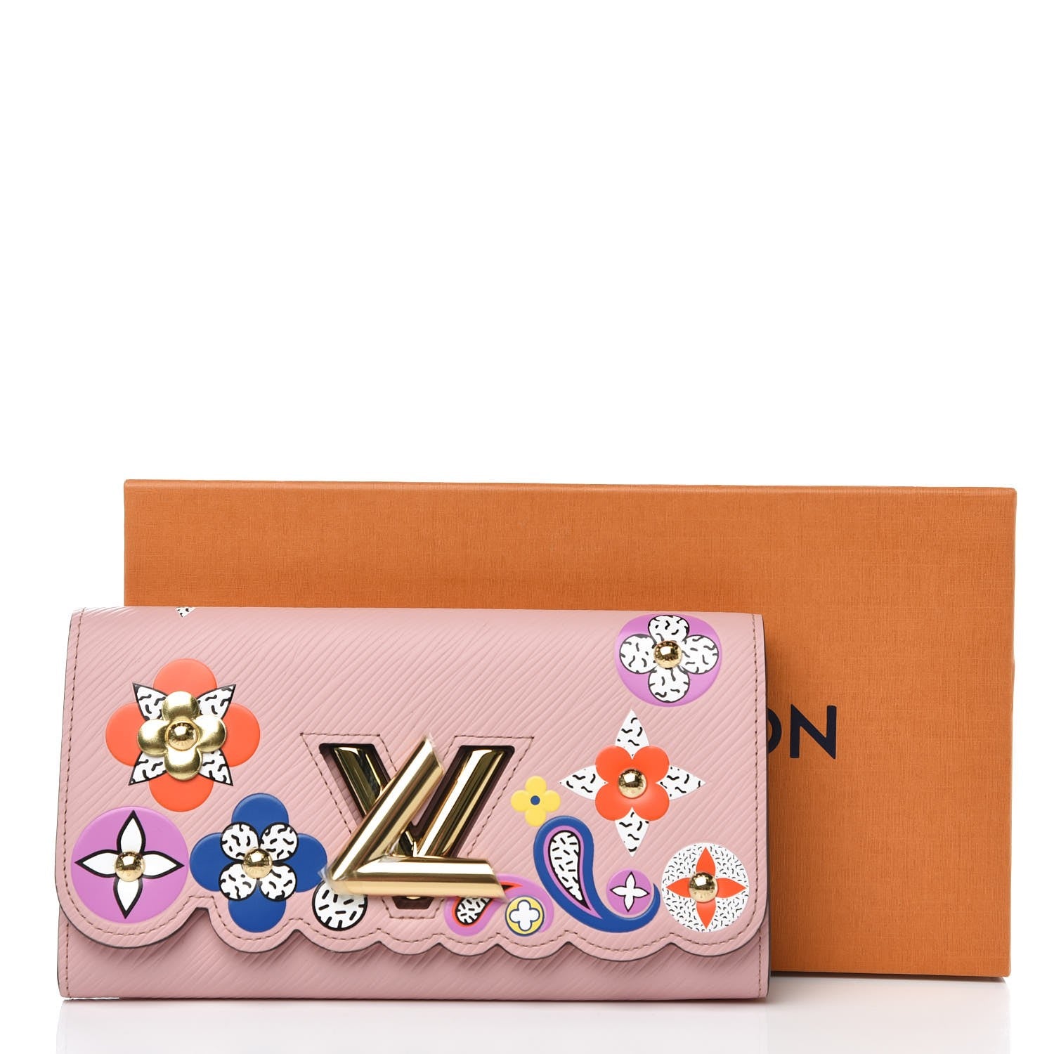 Louis Vuitton Epi Blooming Flowers Twist Wallet Rose Ballerine 9 of 9