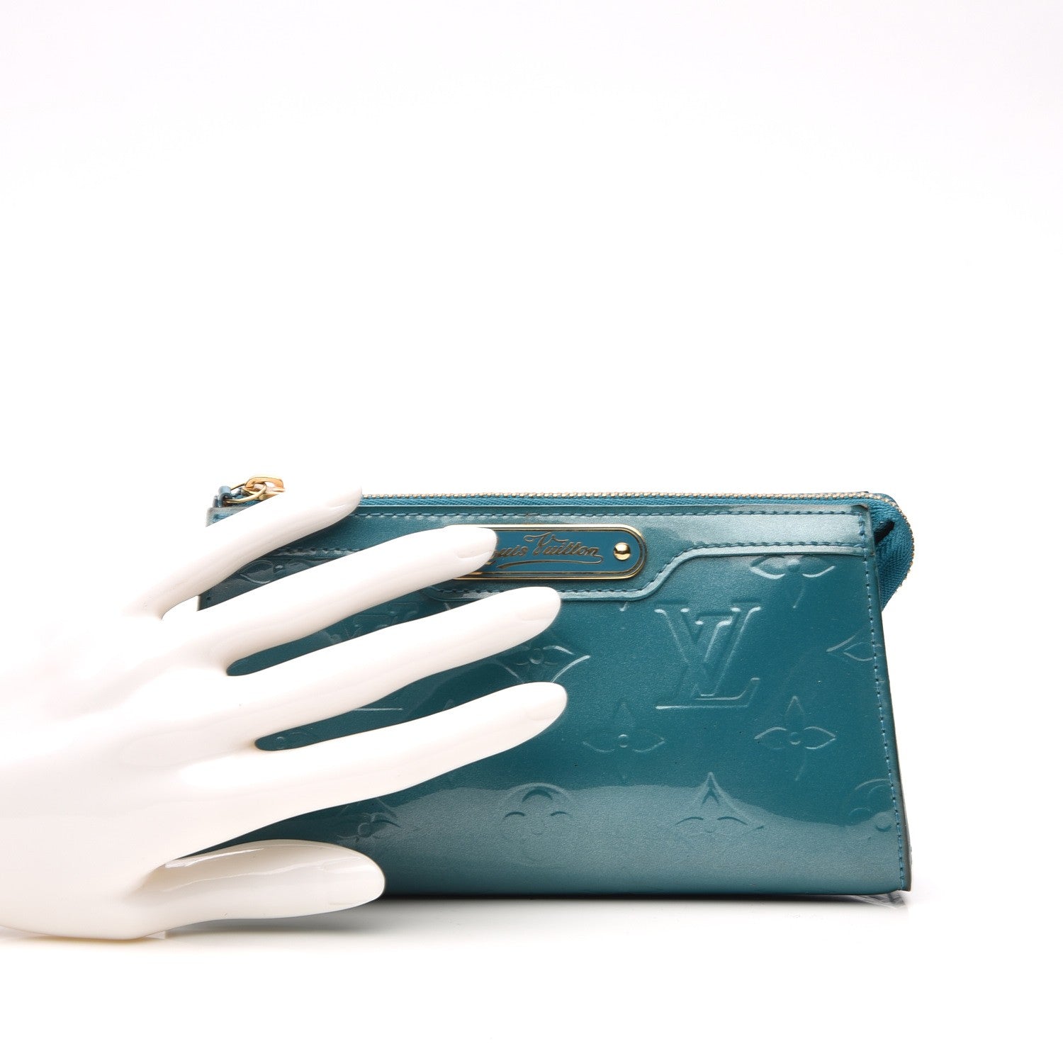 Louis Vuitton Vernis Trousse Cosmetic Pouch Blue Galactic 2 of 10