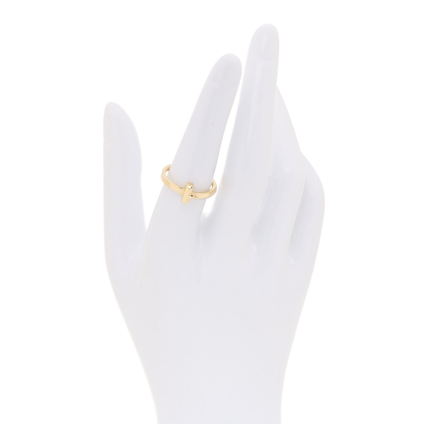 18K Yellow Gold T T1 Ring 54 7