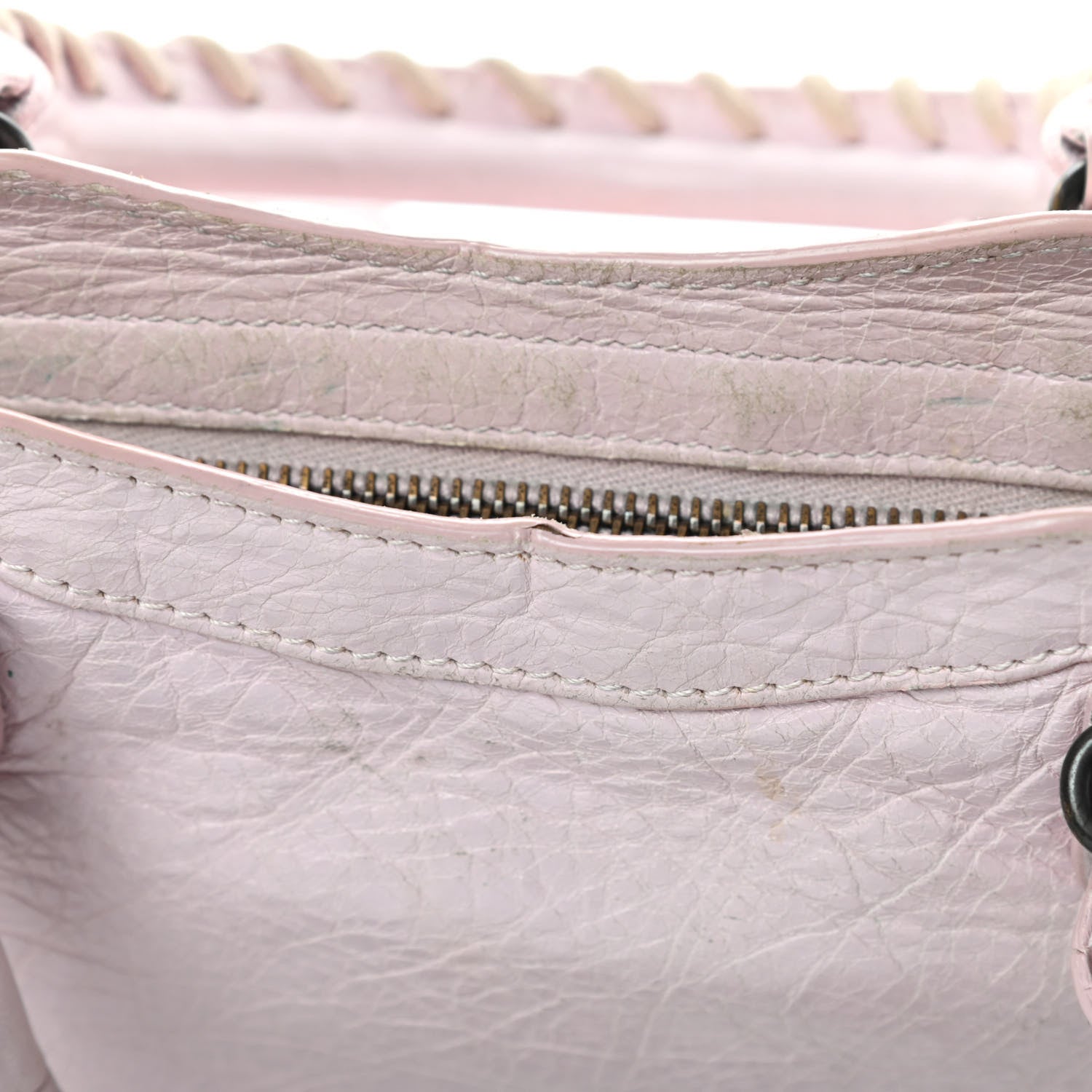 Balenciaga Agneau Classic Hardware Mini City Rose Poudre Rose Petunia 15 of 18