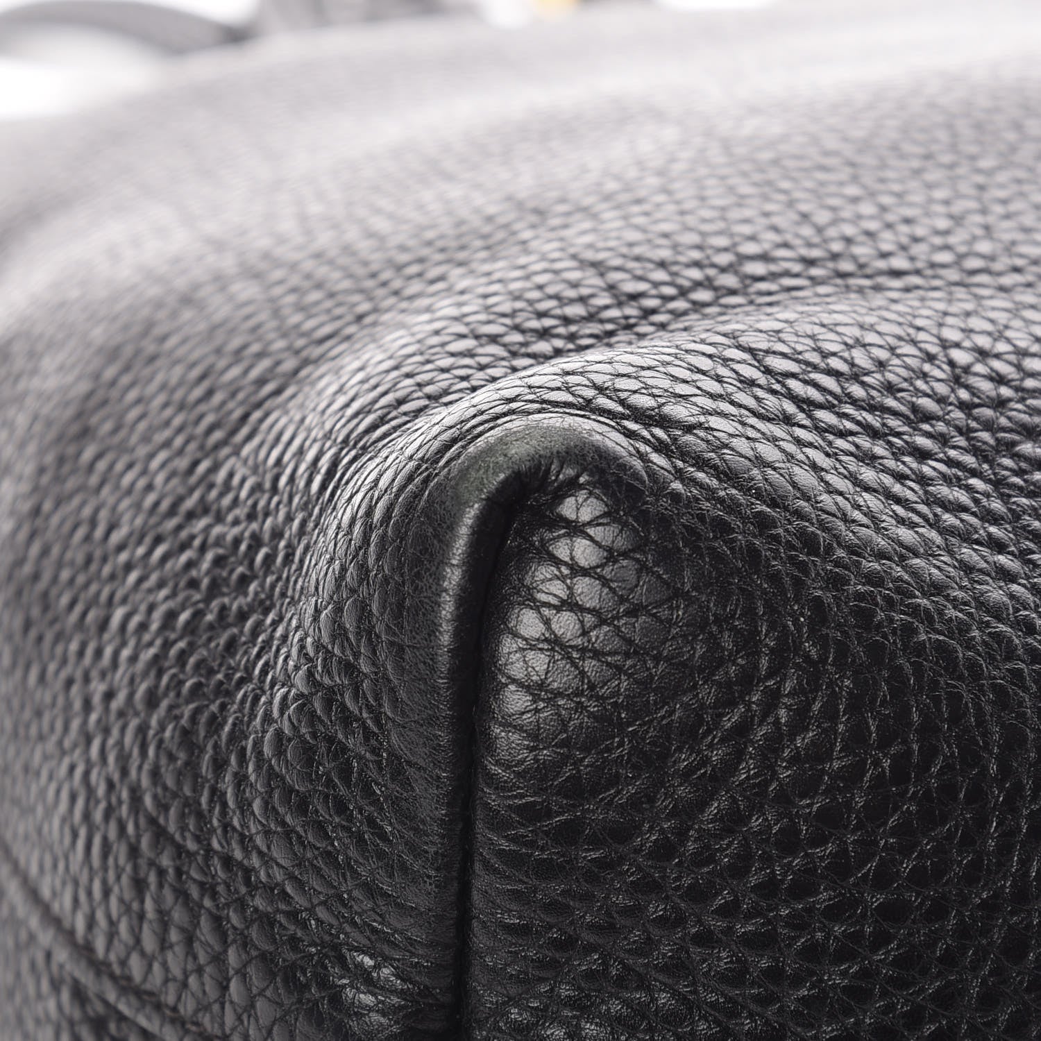 Prada Vitello Daino Tote Black 7 of 12